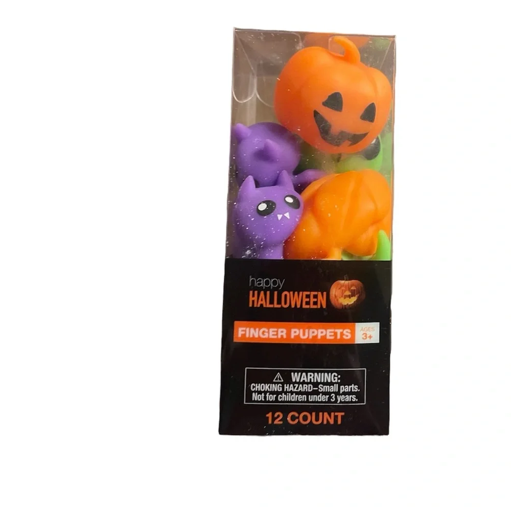 Assorted Spooky Finger Puppets, 12 total